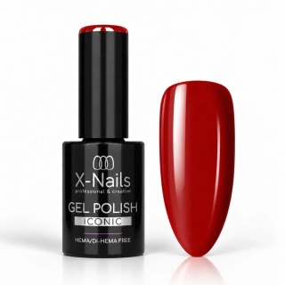 Gel lak Iconic Scarlet Red 5 g – sytě červený, HEMA & Di-HEMA Free
