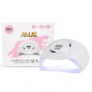 UV/LED lampa na nehty Y13 248 W – 60 diod, Low Heat mode - BÍLÁ