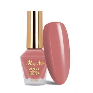 Klasický lak na nehty MollyNails 10 ml - pudrově růžový Rose Pink