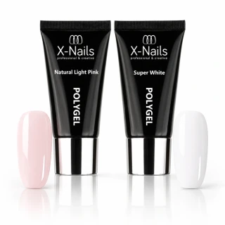 Sada polygelů na babyboomer & french – POLY Duo 2 × 30 ml