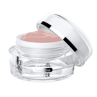 Jednofázový UV gel Pure line, 15ml – COVER (decentní starorůžový kamuflážní gel 3v1, vhodný pro babyboomer a francouzskou manikúru)