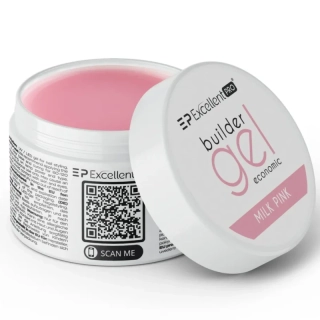 UV/LED Builder Gel Economic line Milk Pink – mléčně růžový stavební gel